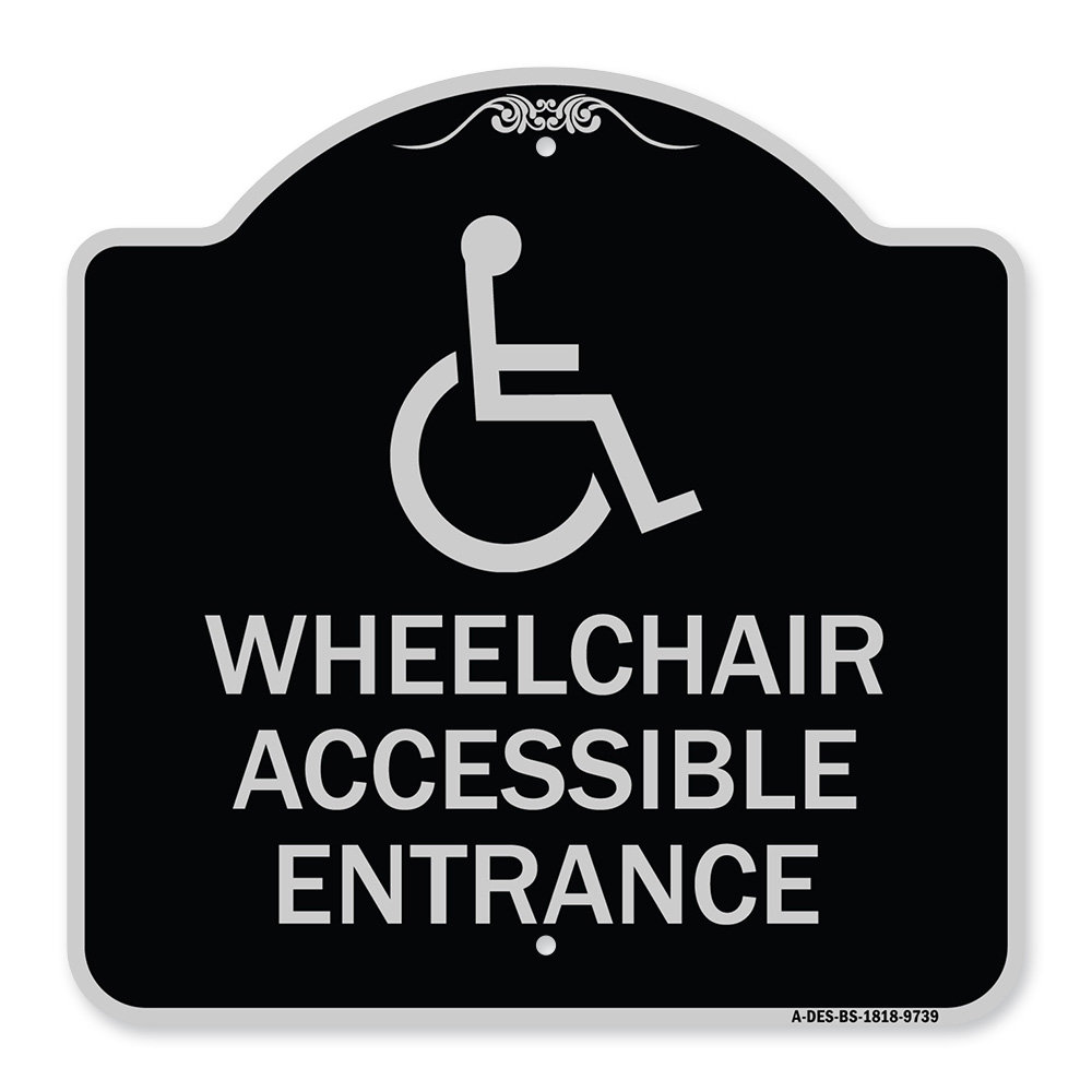 SignMission Enseigne Signmission Designer Series entrée accessible en fauteuil roulant